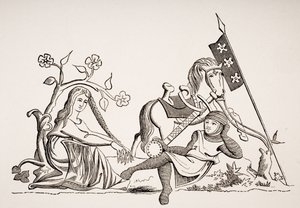 Femme sous la protection de la chevalerie, d